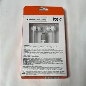 itek | Headphones | Itek Digital Earbuds With Lightning Connector ...